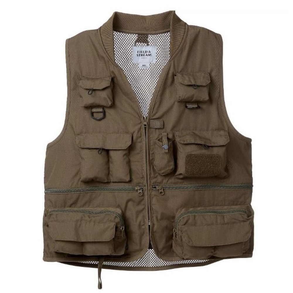 NEW Fishing Vest Field & Streem Men's Size M MEDIUM Ventilated Vented
